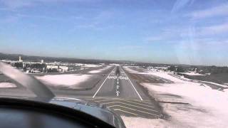 Landing Manchester Airport Manchester NH [upl. by Venice996]