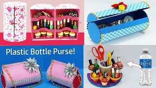 5 Plastic Bottles Craft Ideas  DIY Best out of Waste Plastic Bottle Craft Ideas [upl. by Monda]