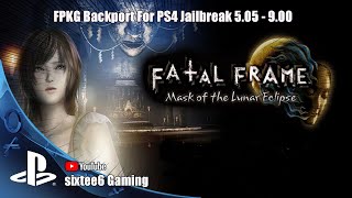 Playing Fatal Frame Mask Of The Lunar Eclipse FPKG Backport For PS4 Jailbreak 505  900 [upl. by Starlene]