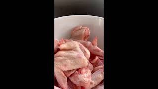 CLEANING AND CUTTING CHICKEN WINGS [upl. by Anastice24]