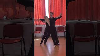 Waltz Gold Level Choreo  Turning Lock to Left Quick Open Reverse Hover Corte [upl. by Elnore]