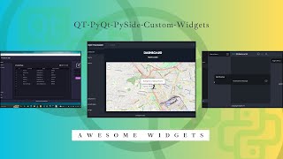 Python Qt GUI Creating a new project using the Custom Widgets module  PySidePyQt [upl. by Selim490]