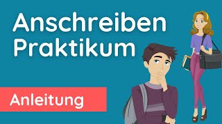 ✅ Anschreiben Schülerpraktikum mit Beispiel [upl. by Leinadnhoj]