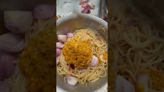 sapaghetti Afnai style mafood ￼cooking 🍲goviral shortvideo youtubeshortsvideo [upl. by Dranrev647]