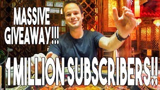 ONE MILLION SUBSCRIBERS HUGE GIVEAWAY [upl. by Elwee783]