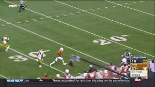 Shane Buechele connects with John Burt for 72yard touchdown  Notre Dame vs Texas [upl. by Eerej]