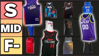 Ranking LEAKED NBA Jerseys [upl. by Adnohsat]