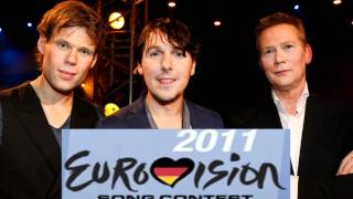 3JS  Je Vecht Nooit Alleen ENGLISH LYRICS VERSION NEW Eurovision 2011 Netherlands HQ [upl. by Heyward]