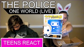 Teens Reaction  The Police  One World Live [upl. by Lavoie466]