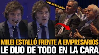 MILEI CRUZÓ A TODOS EN UN EVENTO LLENO DE EMPRESARIOS [upl. by Asle]