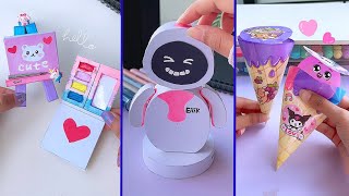 Paper craftEasy craft ideas miniature craft  how to make DIYschool projectTonni art and craft [upl. by Orlina]