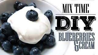 DIY eLiquid Recipe  MIX TIME  BLUEBERRIES AND CREAM  Max VG [upl. by Landau]