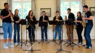 Flower Duet from Lakmé  music for saxophone ensemble [upl. by Sagerman615]