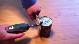 Bosch IXO Dosenöffner  Apriscatole  Can Opener  как открытъ консервную банку с новым Бош ИКСО [upl. by Goldia962]