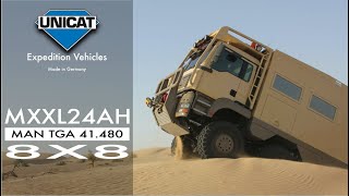 UNICAT Expedition Vehicles MXXL24AH MAN TGA 8X8 [upl. by Aliekat148]