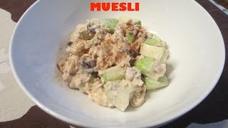 How to Make Swiss Muesli Bircher Oatmeal for Kids [upl. by Burck]