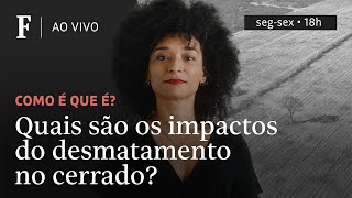 Como é que é  Quais são os impactos do desmate no cerrado [upl. by Aynotan]