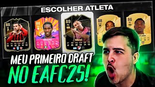 JOGUEI COM O MESSI INFORM NO 1º DRAFT DO BANQUETA NO EA FC 25 [upl. by Triny796]