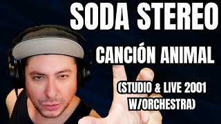 FIRST TIME HEARING Soda Stereo quotCanción Animalquot Studio amp Live 2001 with Orchestra Reaction [upl. by Disharoon]