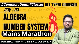 🔥 Algebra amp Number System Marathon  Complete Algebra for Bank Exams  Number System for Bank Exams [upl. by Swisher]