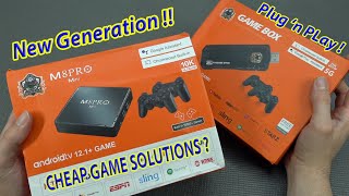 New Generation Of Cheap Game Box Systems Are Here  Are They Good   M8 Pro amp Game Box Stick [upl. by Efinnej]