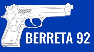 Beretta 92  Comparison In 10 Random Video Games [upl. by Nairrot174]