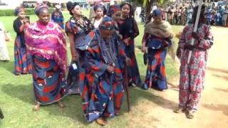 Alaafin Of Oyo and His Wives Shows Off their Dancing Moves [upl. by Reivilo439]