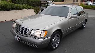 1995 Mercedes Benz S600 V12 Start Up amp Rev [upl. by Oninrutas542]