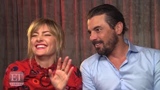 Madchen Amick amp Skeet Ulrich  Riverdale Interview at ComicCon [upl. by Tirma]