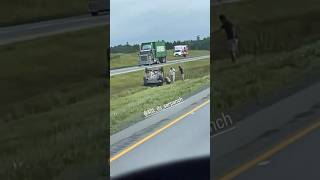 People Trapped In Vehicle Gets Rescued By Good Samaritans In Nova Scotia shorts [upl. by Hgiel]