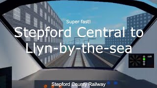 Stepford Central to Llynbythesea SUPER FAST  Stepford County Railways Timelapse [upl. by Osrit]