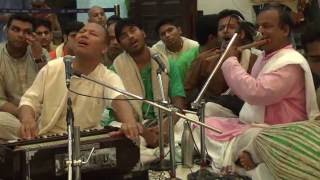 Hare Krishna Kirtan  2 by Mathura Jivan Prabhu on Day 2 of ISKCON Mira Road Kirtan Mela 2016 [upl. by Storer]