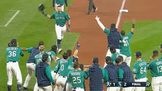 Seattle Mariners WalkOff Wins 2022 [upl. by Aynwad]