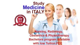 Study Medicine Physiotherapy Nursing RadiologyObstetrics in ITALY  Unicamillus University Rome [upl. by Batha]