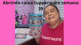 Abrindo caixa tupperware semana 39😍 [upl. by Ahsiel]