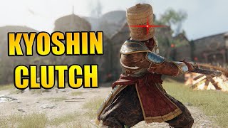 Clutch King Kyoshin  Teameffort was great today  ForHonor [upl. by Anneiv]