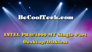 INTEL PRO1000 MT Single Port ร้านเกมส์ Diskless [upl. by Mcevoy34]