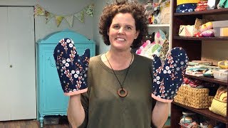 Easy Oven Mitt Sewing Tutorial [upl. by Leuqer]