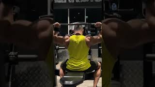 Back presses shoulder Workout at gym  Exercises shoulder shorts [upl. by Pastelki]