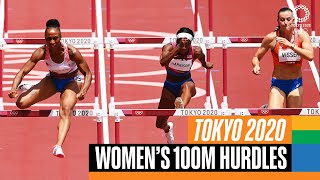 Womens 100m Hurdles Final 🏃‍♀️  Tokyo Replays [upl. by Hogen]