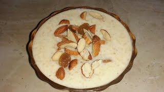 Kheer recipe  Tasty Chawal ka kheer Tasami recipe [upl. by Bluma429]