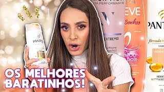 TOP 5 MELHORES SHAMPOOS BARATOS que DEIXAM o CABELO LISO [upl. by Sum777]