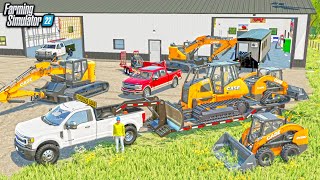 I STARTED A 1000000 CONSTRUCTION COMPANY ALL NEW EQUIPMENT [upl. by Evvie]