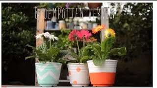 DIY BLOEMPOTTEN VERVEN [upl. by Goodspeed]