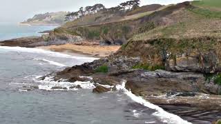 The Great Molunan Waterfall And Beaches  Cornwall UK  Meditation With Natural Sound [upl. by Eidassac]