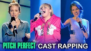 Pitch Perfect Cast Rapping Anna Kendrick amp Rebel Wilson [upl. by Sairtemed]