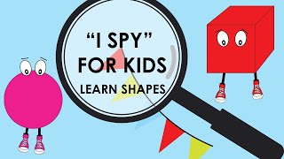 I spy with my little eye SHAPES Learn Shapes for Toddlers amp Kids Questions amp Answers Game [upl. by Sella421]