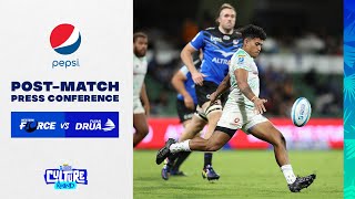 24 Round 12 vs Western Force  PEPSI PostMatch Press Conference [upl. by Petit]