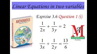 Solve the pair of equations by reducing into pair of linear eqn 12x  13y  2  13x  12y  136 [upl. by Choo742]