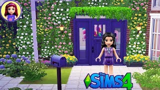 Lets Build Lego Friends Emma an Artists Cottage  Sims 4 House Build [upl. by Musetta]